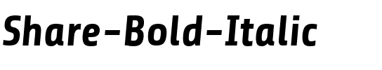 Share Bold Italic.ttf