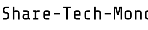 Share Tech Mono Regular.ttf
