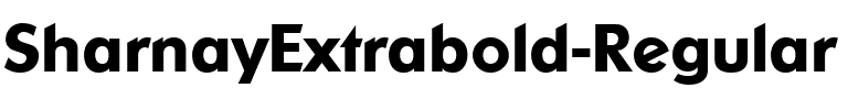 SharnayExtrabold Regular.ttf