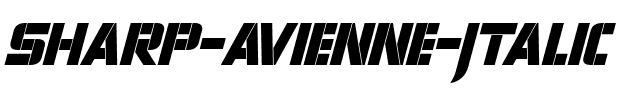 Sharp Avienne Italic.otf