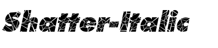 Shatter Italic.ttf