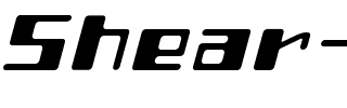 Shear 15_A Regular.ttf