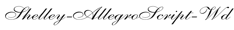 Shelley-AllegroScript Wd Regular.ttf