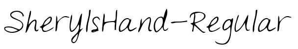 SherylsHand Regular.ttf