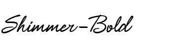 Shimmer Bold Regular.ttf