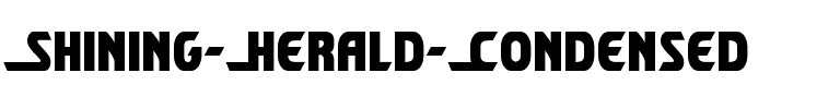 Shining Herald Condensed Condensed.ttf