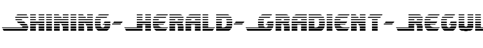 Shining Herald Gradient Regular.ttf