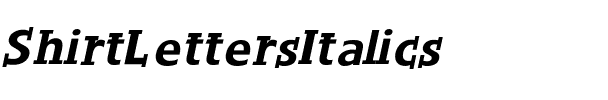 ShirtLettersItalics Regular.ttf