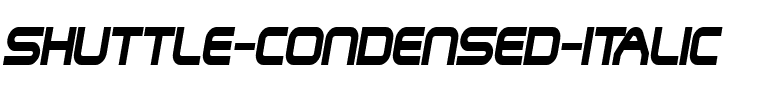 Shuttle-Condensed  Italic.ttf