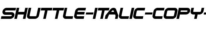 Shuttle Italic.ttf