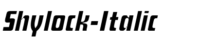 Shylock Italic.ttf