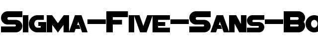 Sigma Five Sans Bold.otf