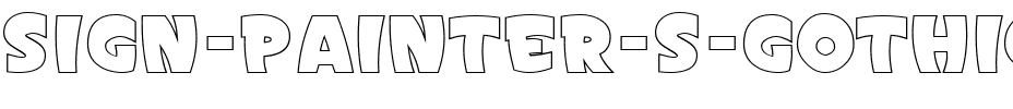 Sign Painter’s Gothic Open JL Regular.ttf