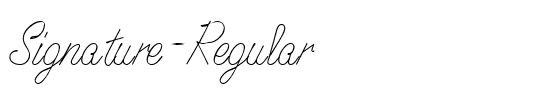 Signature Regular.ttf