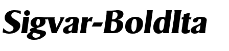 Sigvar-BoldIta Regular.ttf