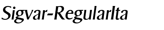 Sigvar-RegularIta Regular.ttf
