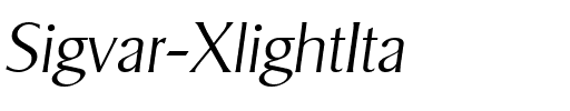 Sigvar-XlightIta Regular.ttf