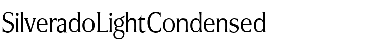 SilveradoLightCondensed Roman.ttf