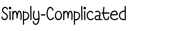 Simply Complicated Regular.ttf