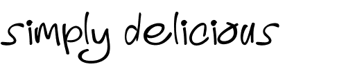 Simply Delicious Regular.ttf