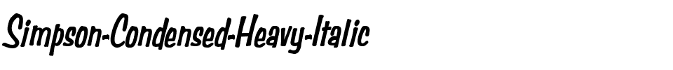 Simpson Condensed Heavy Italic.ttf