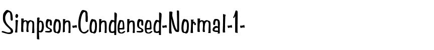 Simpson-Condensed Normal.ttf