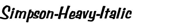 Simpson Heavy Italic.ttf