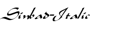 Sinbad Italic.ttf