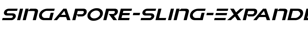 Singapore Sling Expanded Italic Expanded Italic.ttf