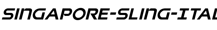 Singapore Sling Italic Italic.ttf