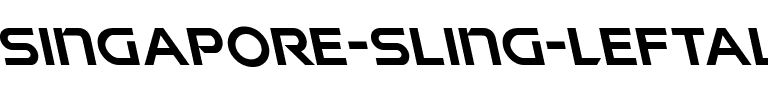 Singapore Sling Leftalic Italic.ttf