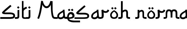 Siti Maesaroh normal.ttf
