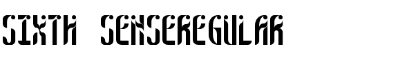 Sixth Sense Regular.ttf