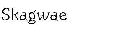 Skagwae Regular.ttf