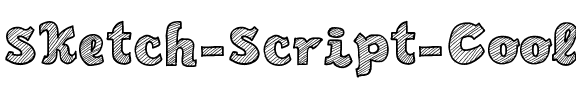 Sketch Script Cool Regular.otf