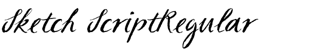 Sketch Script (Limited Set) Regular.ttf