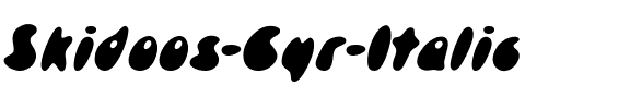 Skidoos Cyr Regular.ttf