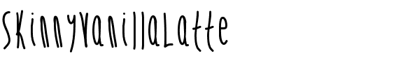 SkinnyVanillaLatte Medium.ttf