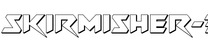 Skirmisher 3D Regular.ttf
