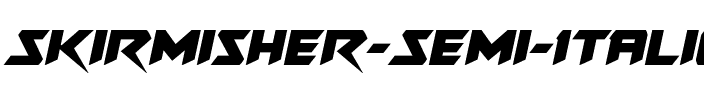 Skirmisher Semi-Italic Semi-Italic.ttf