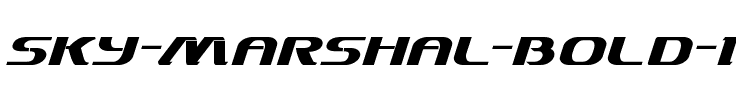 Sky Marshal Bold Italic Bold Italic.ttf