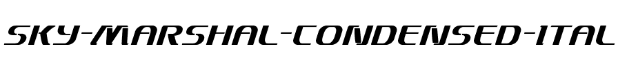 Sky Marshal Condensed Italic Condensed Italic.ttf