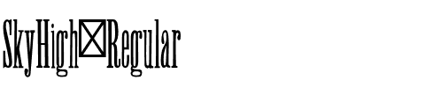 Sky High Regular.otf