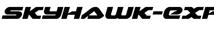 Skyhawk Expanded Italic Expanded Italic.ttf