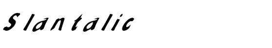Slantalic Regular.ttf