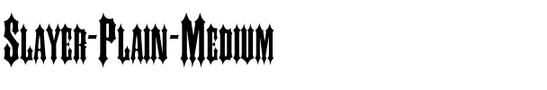 Slayer-Plain Medium.ttf
