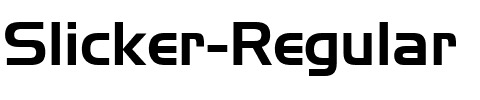Slicker Normal.ttf
