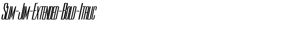 Slim-Jim-Extended Bold Italic.ttf