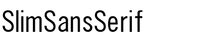 SlimSansSerif Regular.ttf
