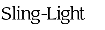 Sling Light.ttf